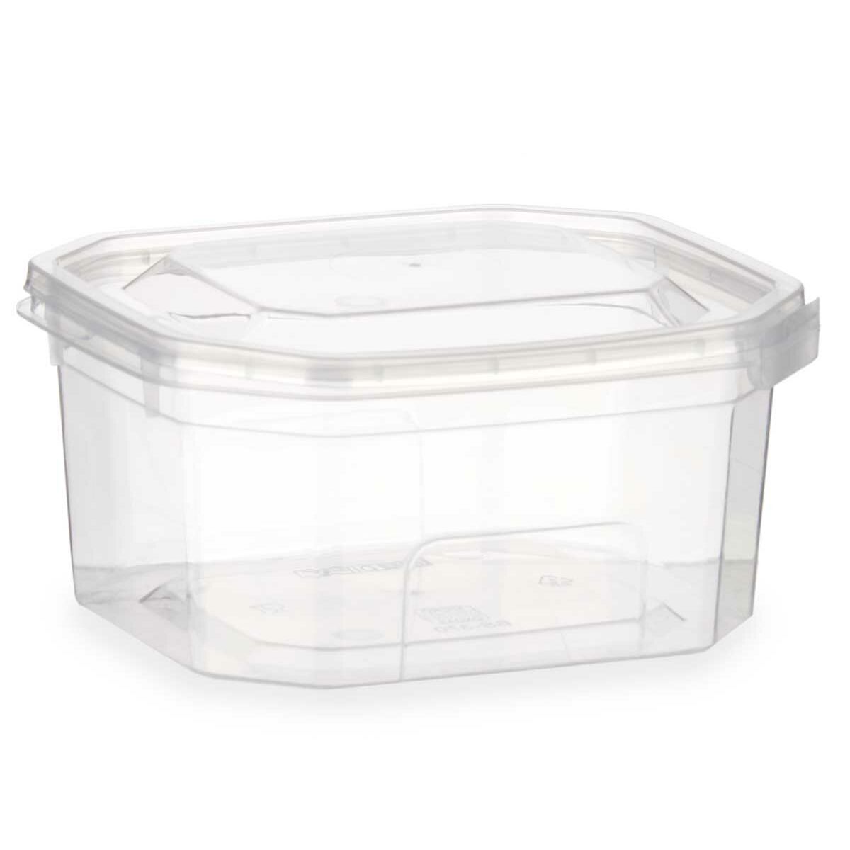 Rectangular Lunchbox with Lid Leknes Transparent polypropylene 370 ml (24 Units)